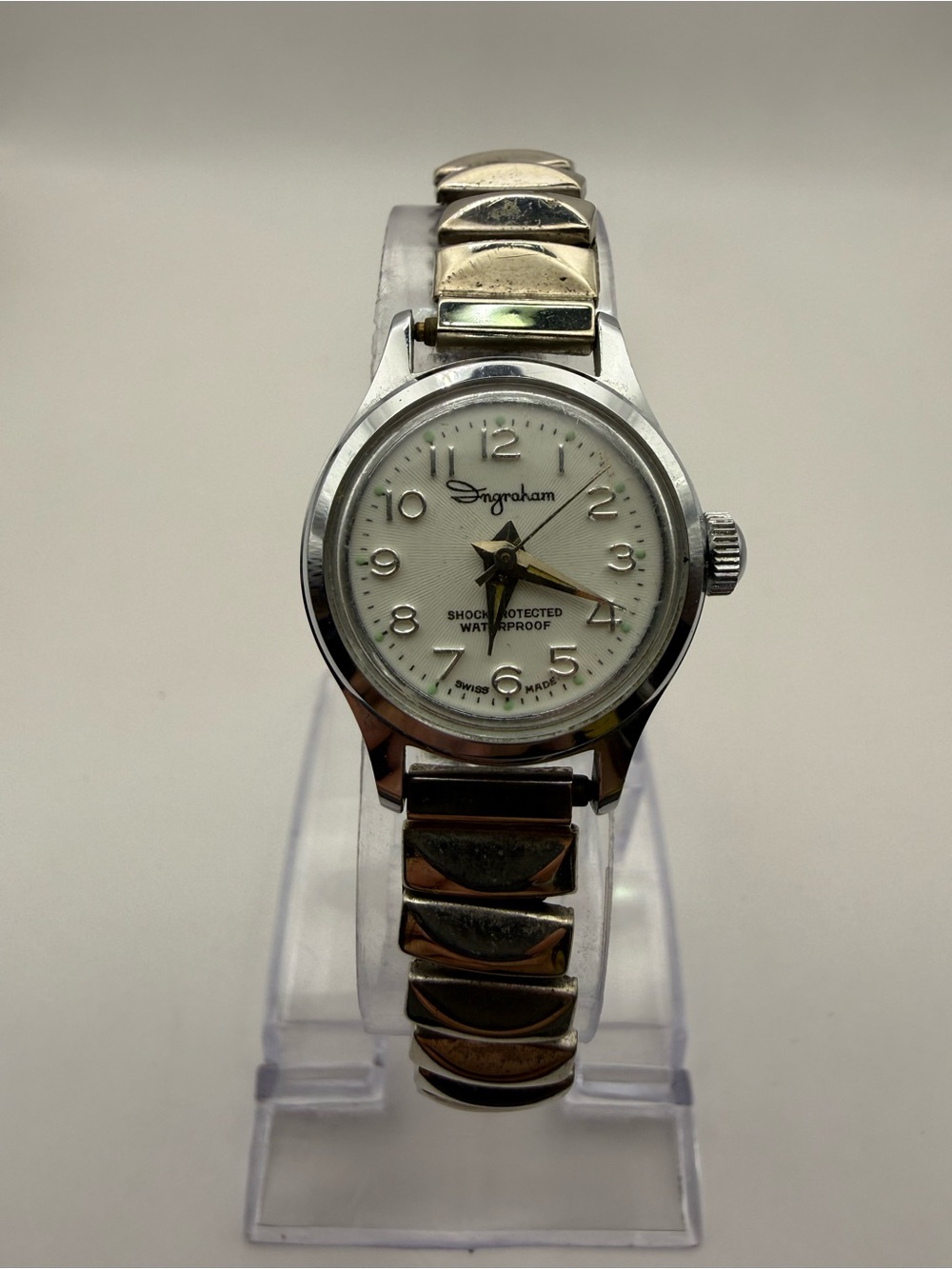 Vintage Ingraham Shock Protected Waterproof Swiss Made Automatic Movement Watch